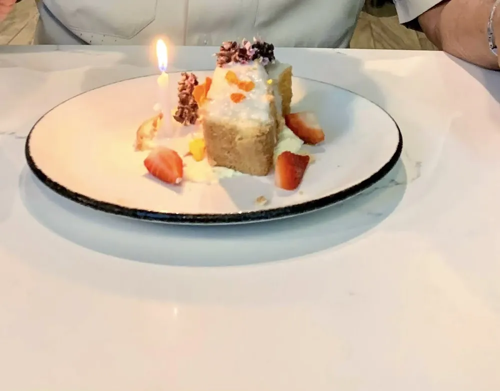 Coconut Cake Key Lime Curd Pastry Cream Strawberries