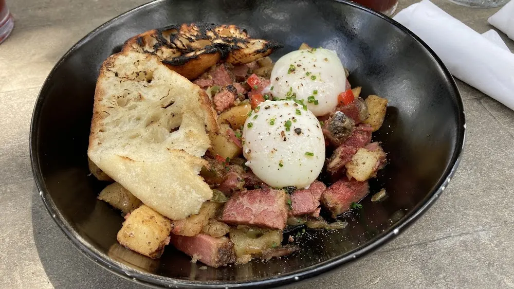 Pastrami Hash & Eggs